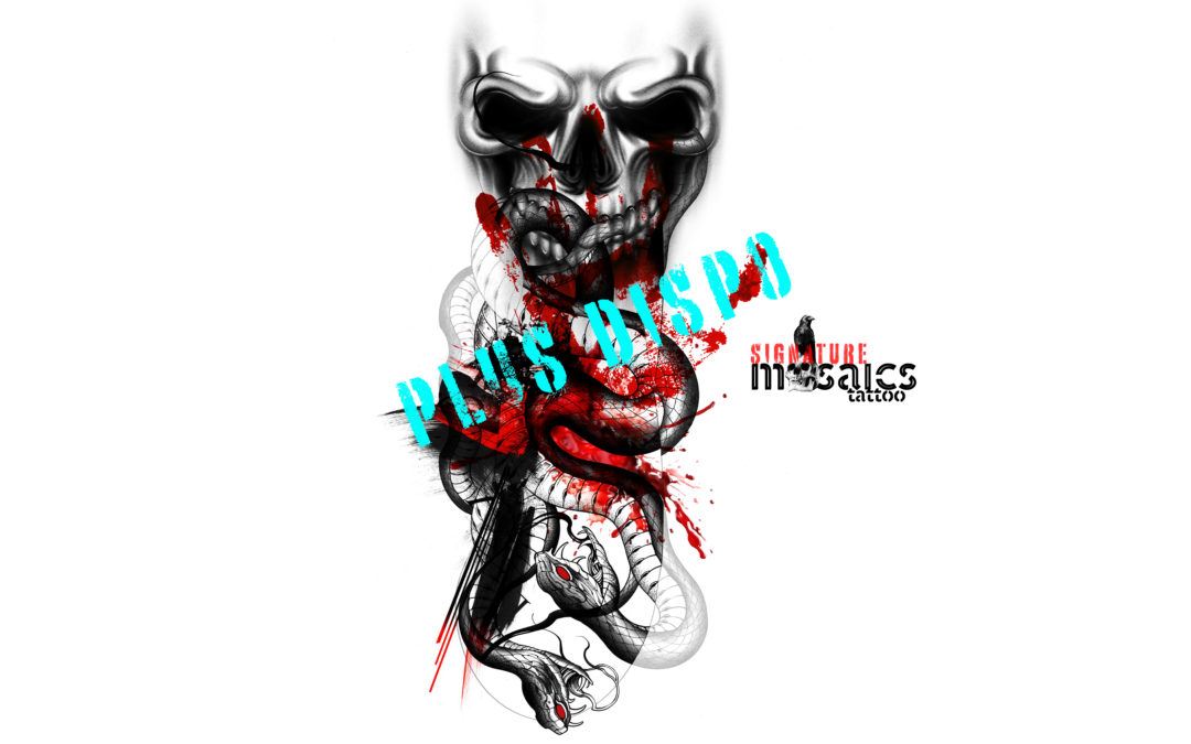 Trash Skull & Snake